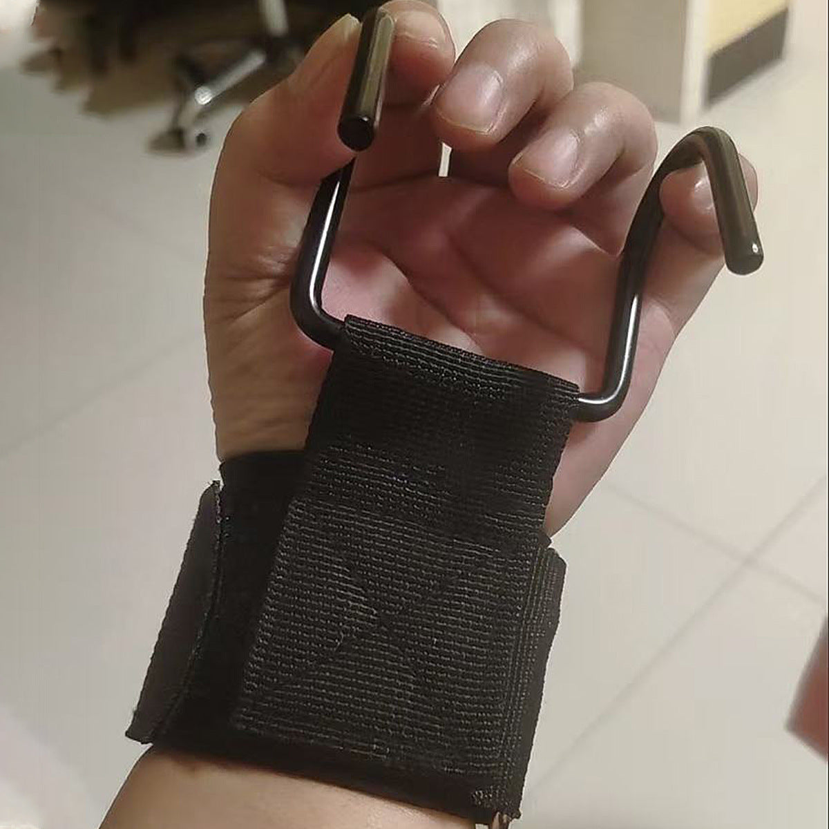 Assist hook grip strength hook