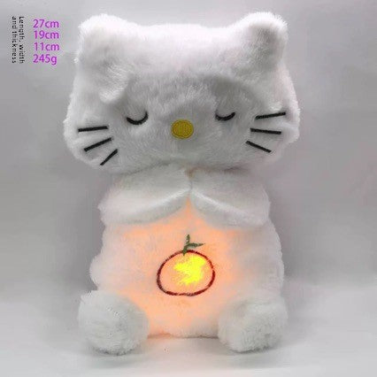 Breathing Light-Up Plush Toy with Sound for Babies