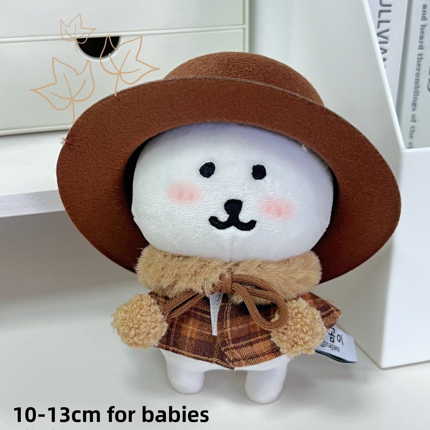 Cute Bear Doll Outfit Sets for 10-13cm Plush Toys