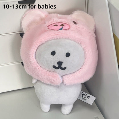 Cute Bear Doll Outfit Sets for 10-13cm Plush Toys