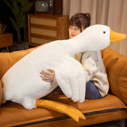 Big White Goose Pillow