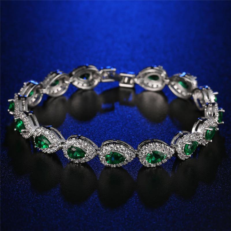 Water Drop Zircon Bracelet for Women