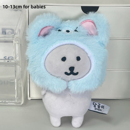 Cute Bear Doll Outfit Sets for 10-13cm Plush Toys