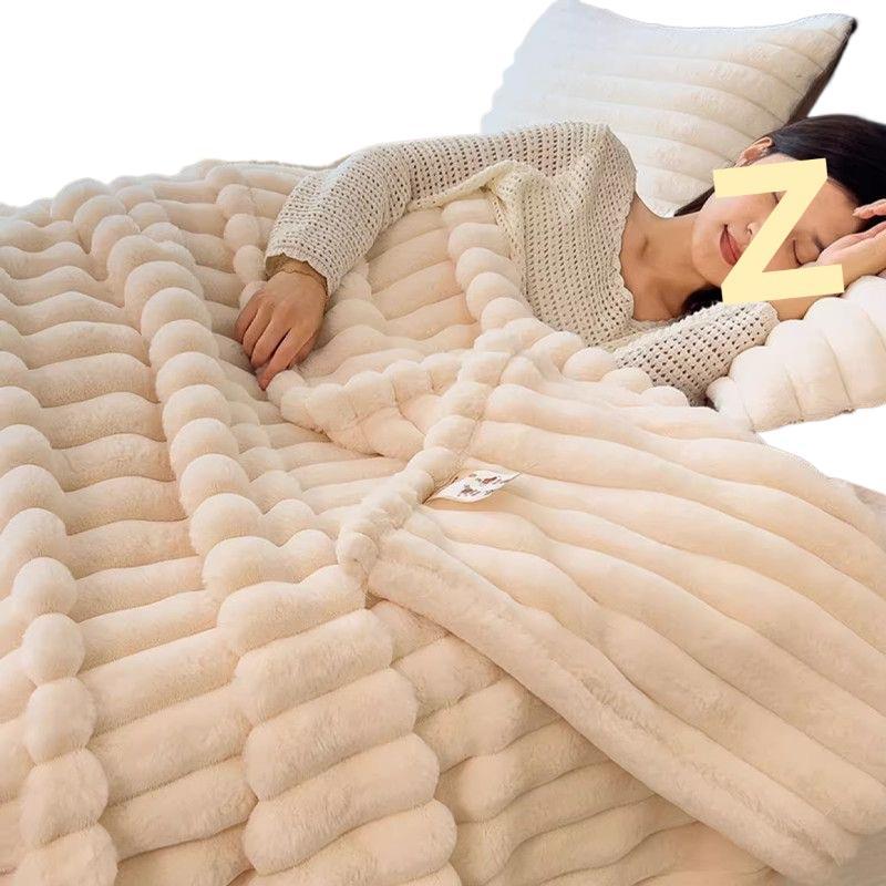 Winter Coral Fleece Blanket