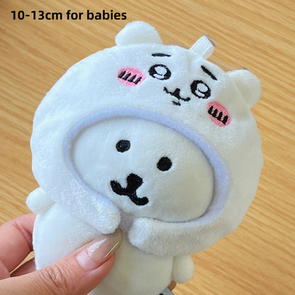 Cute Bear Doll Outfit Sets for 10-13cm Plush Toys