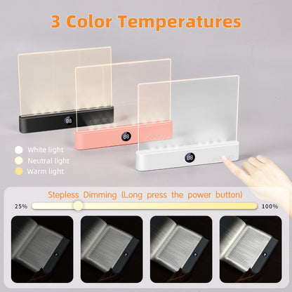 Adjustable Desk Nightlight with Timer and 3 Color Temperatures