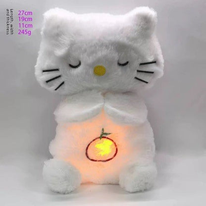 Breathing Light-Up Plush Toy with Sound for Babies