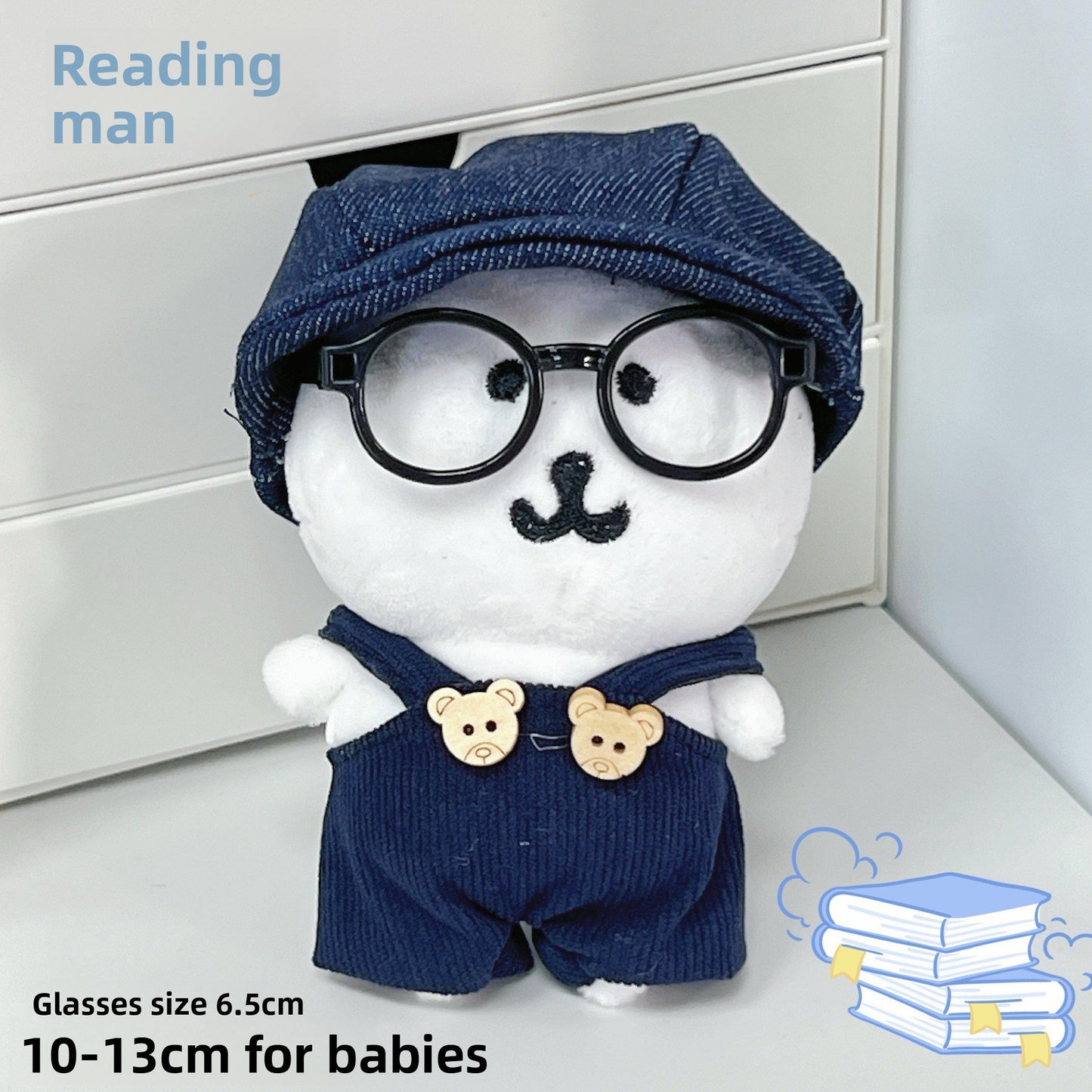 Cute Bear Doll Outfit Sets for 10-13cm Plush Toys