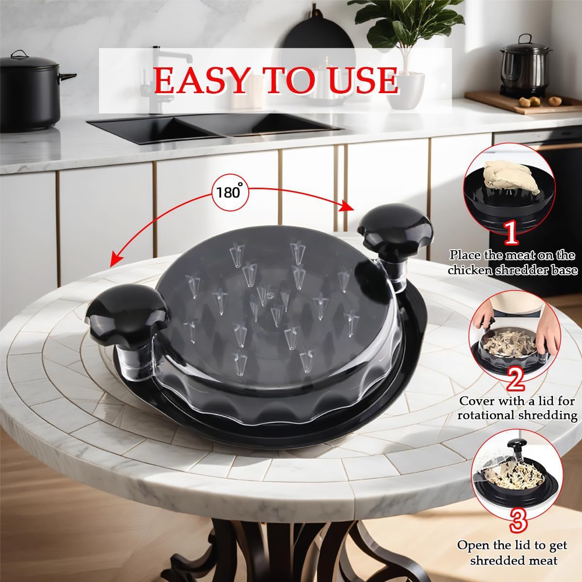 Chicken shred separator