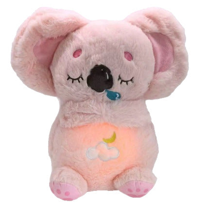Breathing Light-Up Plush Toy with Sound for Babies