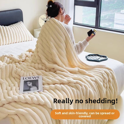 Winter Coral Fleece Blanket