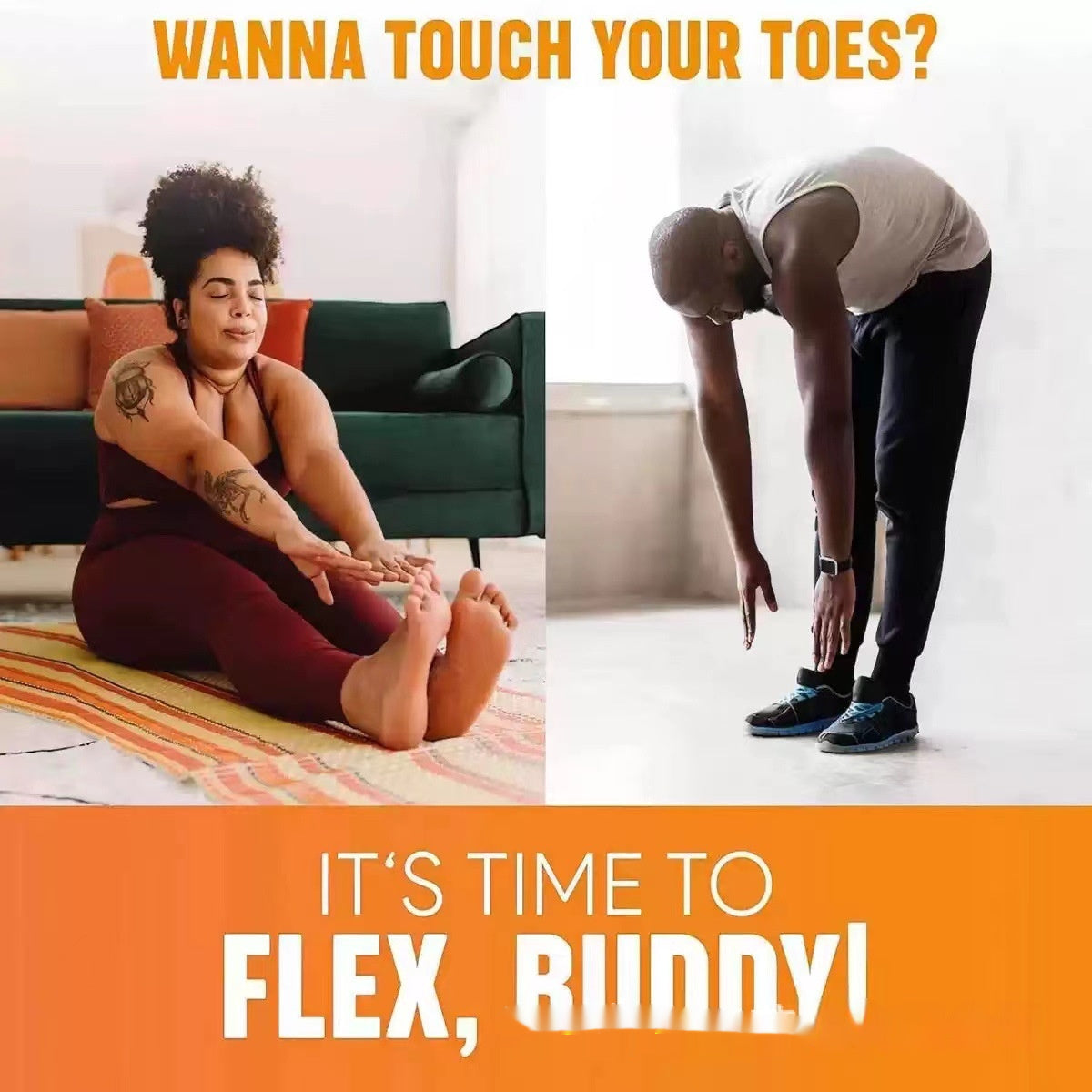 Beech Handle Resistance Band Portable Stretch Stick Yoga