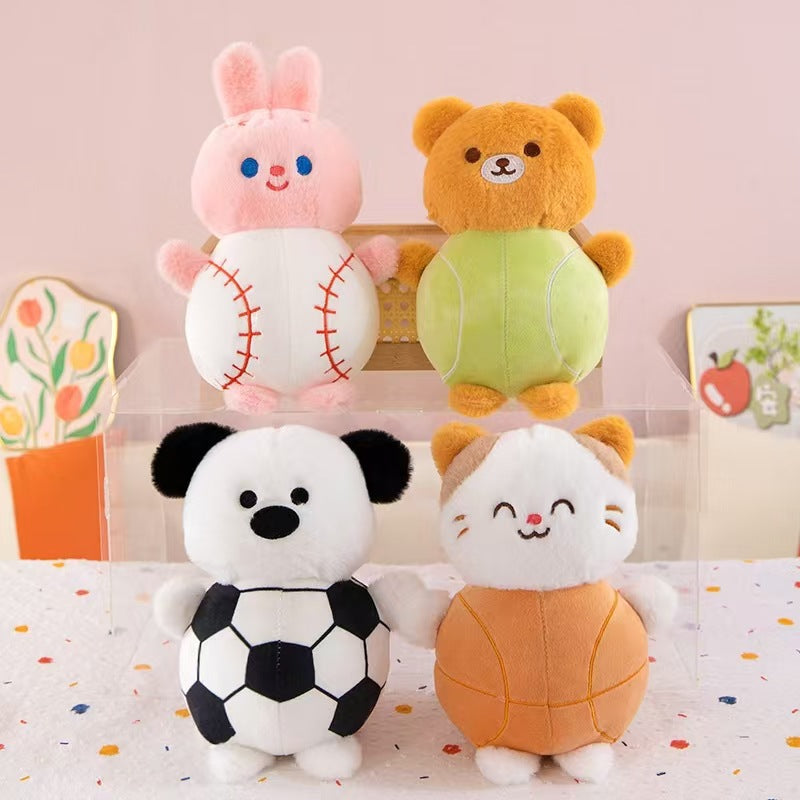 Cute claw machine dolls and small stuffed toys