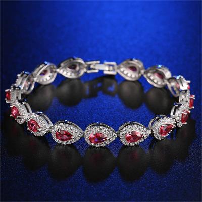 Water Drop Zircon Bracelet for Women