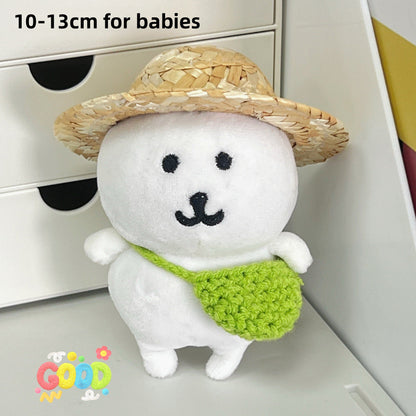 Cute Bear Doll Outfit Sets for 10-13cm Plush Toys